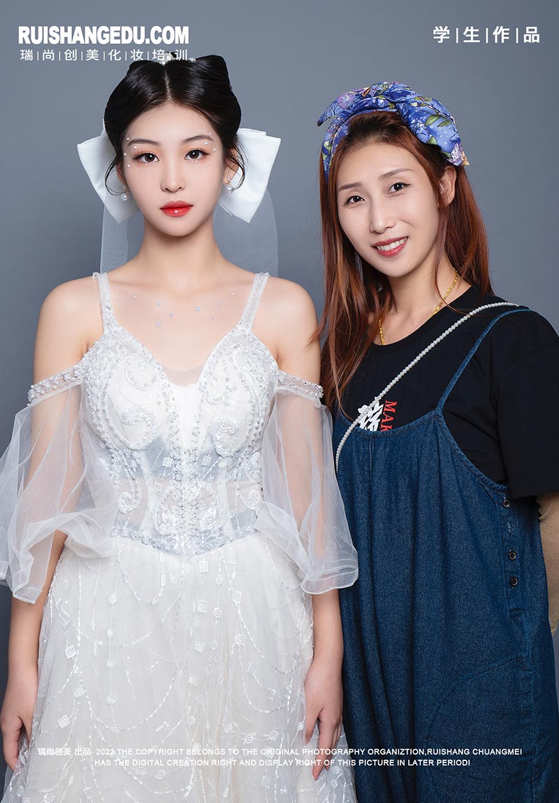 瑞尚創(chuàng)美化妝培訓·基礎班9月第二期考核作品展
