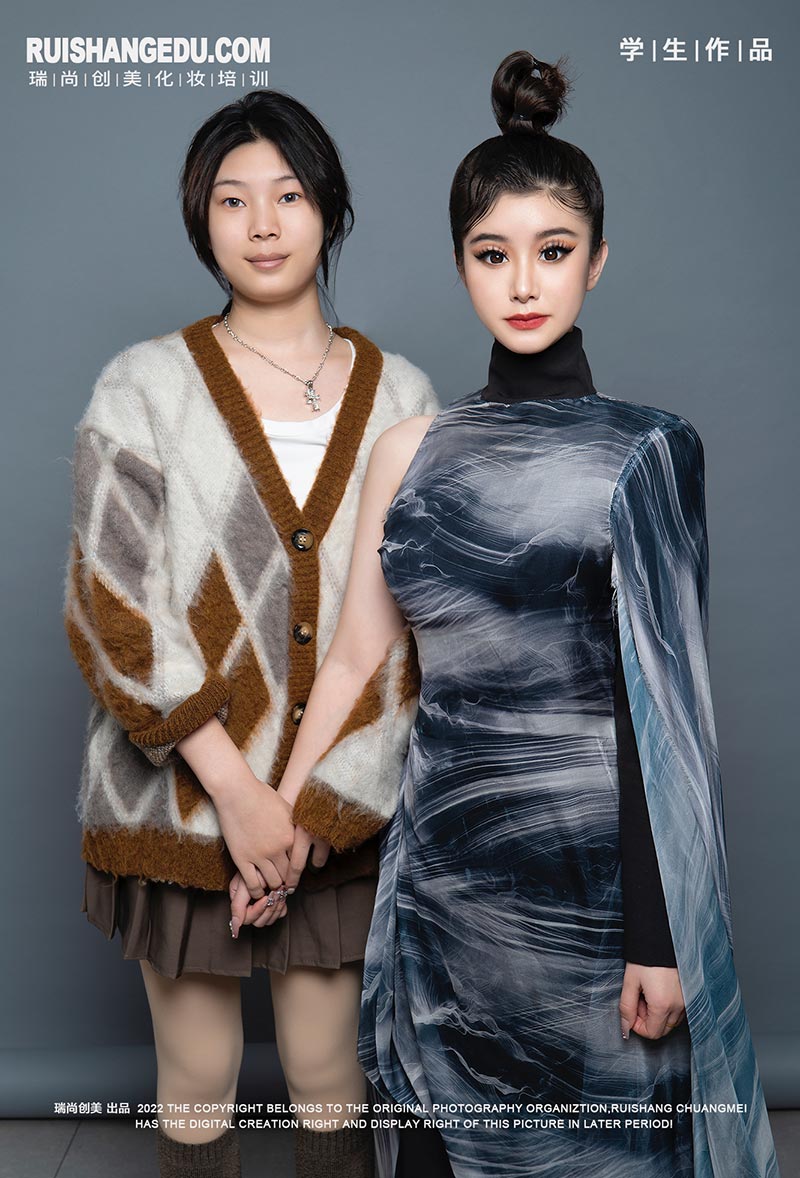 瑞尚創(chuàng)美化妝培訓(xùn) · 時(shí)尚班10月考核作品展