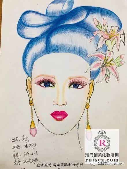 瑞尚創(chuàng)美:學(xué)員5月份月考作品欣賞