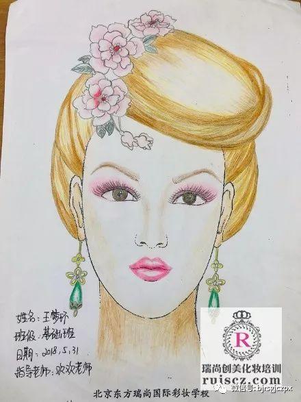 瑞尚創(chuàng)美:學(xué)員5月份月考作品欣賞