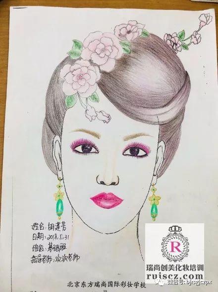 瑞尚創(chuàng)美:學(xué)員5月份月考作品欣賞