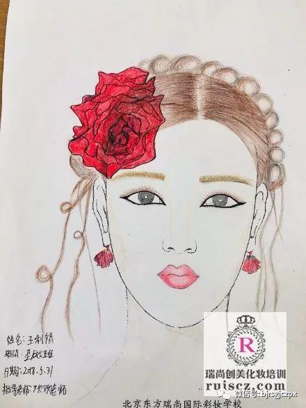 瑞尚創(chuàng)美:學(xué)員5月份月考作品欣賞