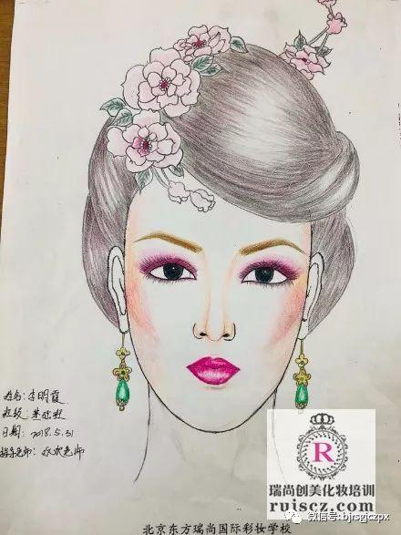 瑞尚創(chuàng)美:學(xué)員5月份月考作品欣賞