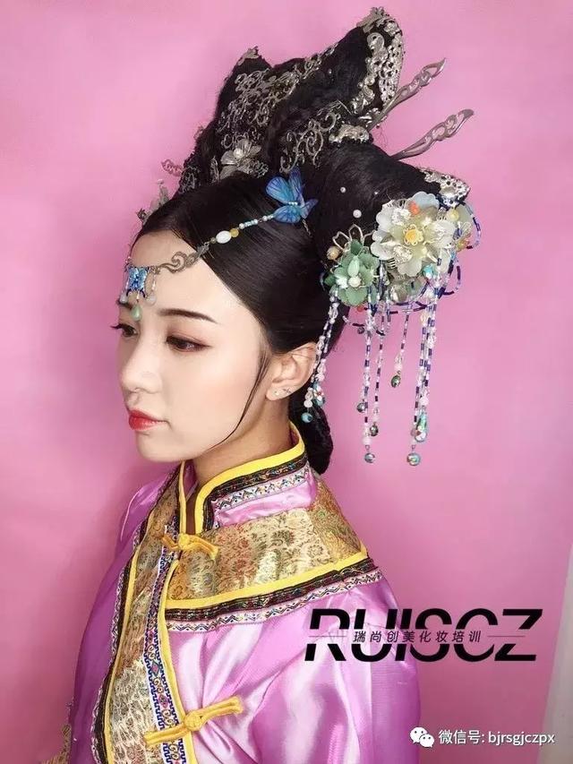 今日課堂|影視化妝師必修課——清朝梳妝原理