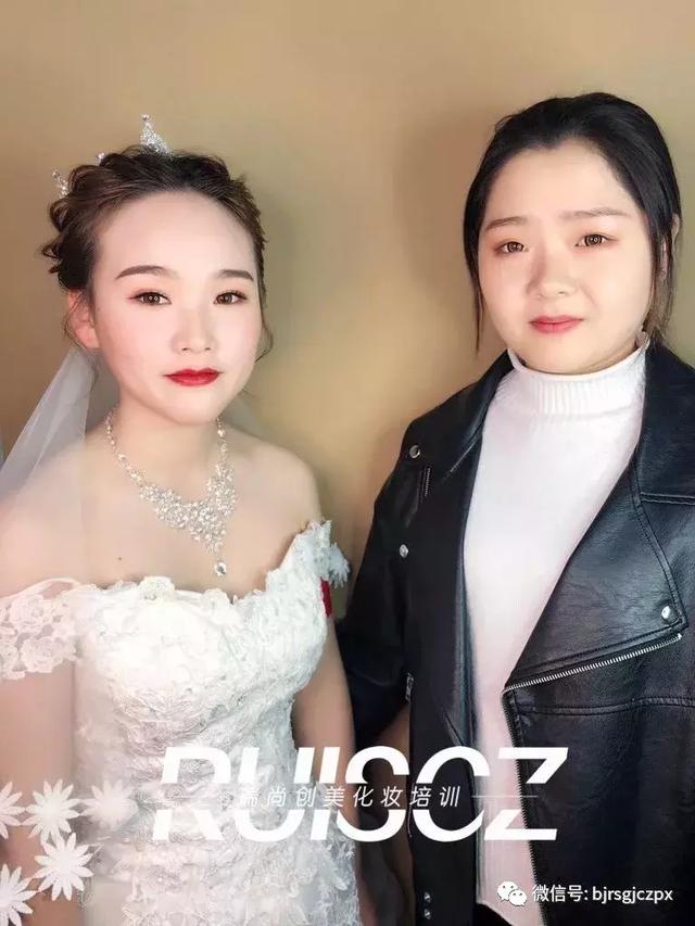 學員月考作品欣賞:不同風格的新娘造型