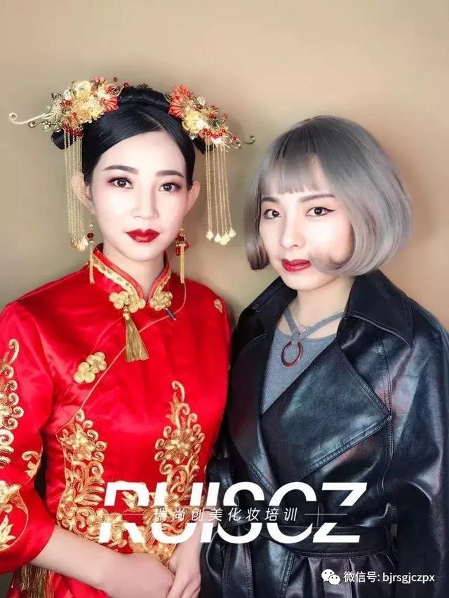 學員月考作品欣賞:不同風格的新娘造型