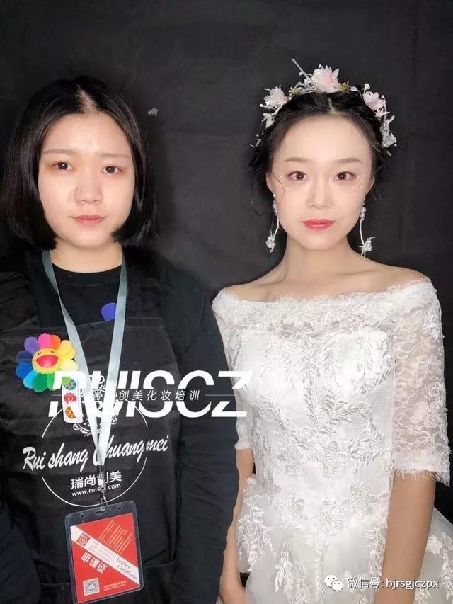 學(xué)員月考｜基礎(chǔ)班新娘造型，不同的靈感不同的詮釋！
